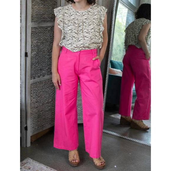 Compania Fantastica Poppy Print Fluid long jumpsuit FA21PIC04 main image 1